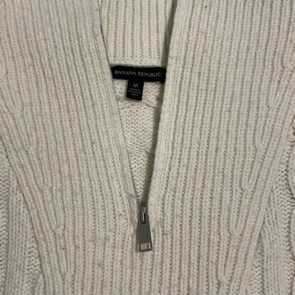 Cropped Chunky Knit Banana Republic Sweater - Picture 2 of 3